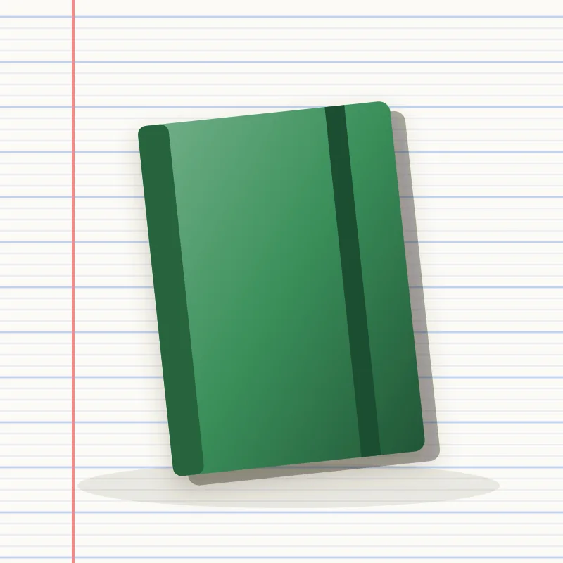 Cahier à lignage adapté