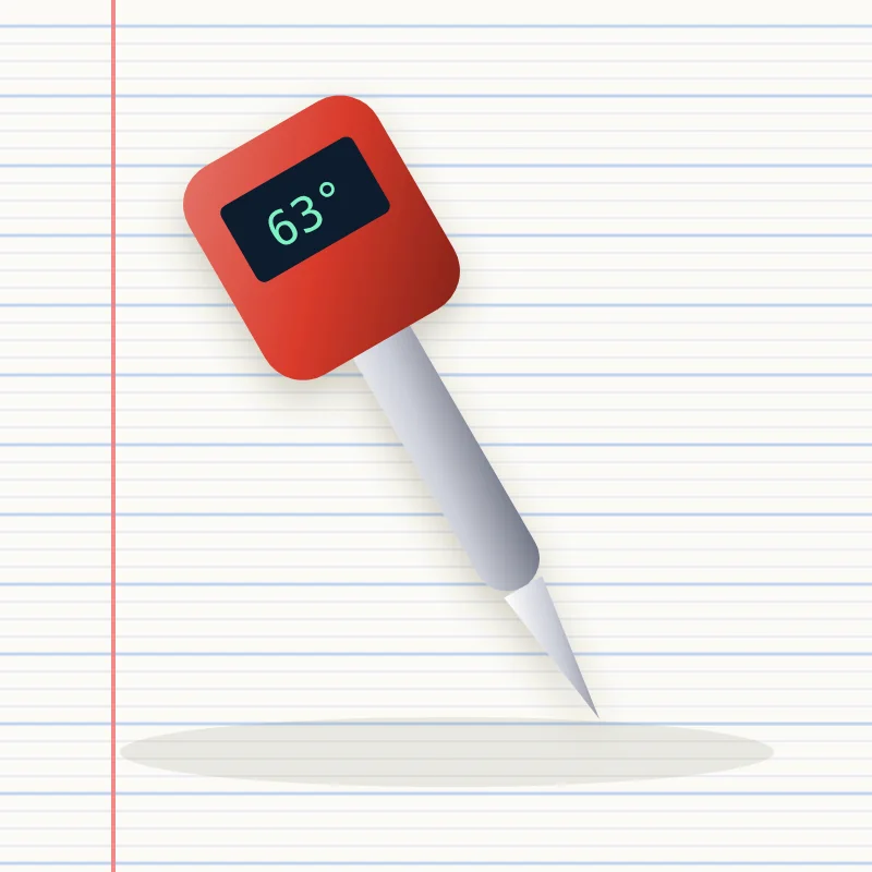 Thermomètre sonde de cuisine