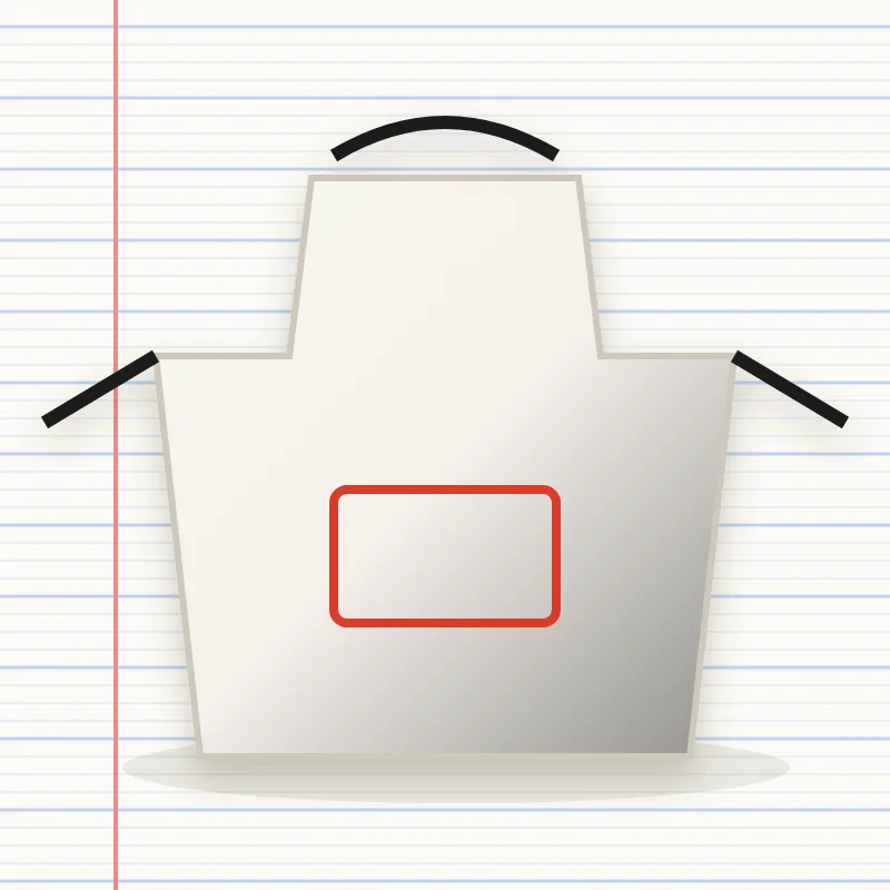 Tablier de cuisine et torchons