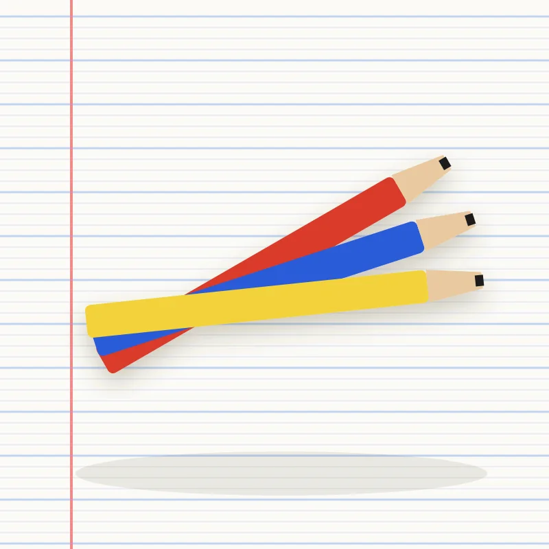 Crayons de charpentier